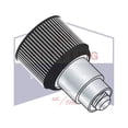thumbnail image 3 of 1032 x .440 x .250 Retractable Captive Panel Fastener | Flare In Style | Black Finish (Quantity: 20), 3 of 3
