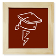 thumbnail image 1 of Sombrero de doctor Pantalla de escritorio de pared de fotograma cuadrado, 1 of 4