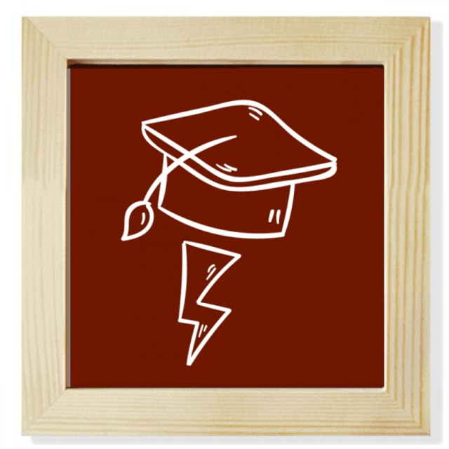 Sombrero de doctor Pantalla de escritorio de pared de fotograma cuadrado