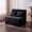 Black, variant on Oak and Birch Boneless Folding Sofa Bed Floor Couch with Pillow, 3-in-1 Convertible Chaise Lounge & Sleeper, Chenille, Queen, Dark Gray