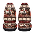 thumbnail image 5 of XYZCANDO Auto Seat Covers Horse Print 2 pcs Car Seat Covers Protective SUV Truck Sedan Waterproof Thick Front Seat Cover, 5 of 10