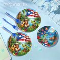 thumbnail image 4 of Princess Birthday Party Decorations, 96 Pcs Four Ever a Princess Plates and Napkins Forks Tableware Set, Girls 4th Birthday Party Supplies Disposable Plates Set for 24, 4 of 7
