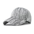 thumbnail image 1 of ylioge Mens & Womens Baseball Cap Adjustable Sun Protection Snapback Hats Unisex Trendy Printed Outdoor Workout Ball Hat, 1 of 8