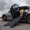 thumbnail image 4 of Jopath Dog Ramp for Car Portable Pet Steps 71" Long & 19.3" Wide Portable Dog Ramps for Large Dogs with Non-Slip Rug Surface Dog Car Ramp for SUV Car & Truck, Folding Dog Ramp Up to 250LBS, 4 of 10