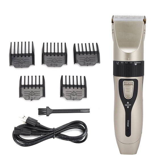 Pet Clipper, Electric Clipper Pet Shaver Accurate Motor With Five Sizes Shaving Kit For Shave Pets