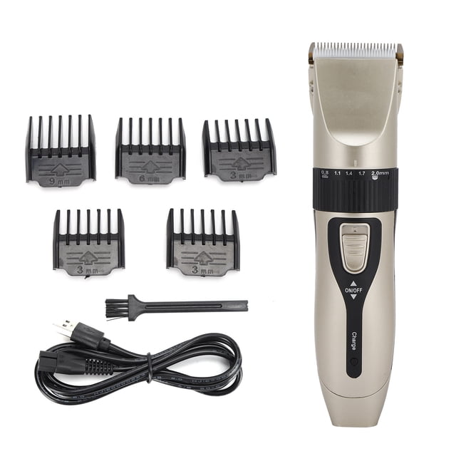 Pet Shaver, Relaxed And Comfortable Pet Hair Trmmer Accurate Motor Electric Clipper Ultra-quiet Cordless With Five Sizes Shaving Kit For Shave Pets