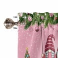 thumbnail image 5 of Christmas Curtain Valances Set Cow Farmhouse Snowflake Berry Snowflake Kitchen Curtains 36&nbsp;inch Length Rod Pocket Valance and Tiers 3 Piece Set Small Bedroom Bathroom Laundry Decor, 5 of 7