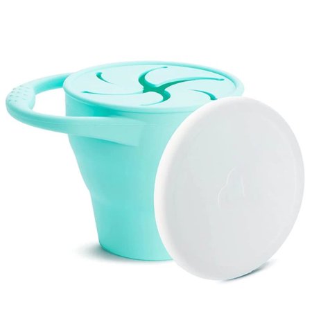 UPC: 0735282380761 | Munchkin – C’est Silicone! Collapsible Snack Catcher with Lid Mint
