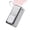 Magnetic white, variant on Powerbank Case With Attached Type c Cable Battery Box Durability ABS Shell Without Batteries Ideal For Hobbyists