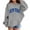 Grey, variant on Hoodies for Girls City Name Letter Print Black Hoodie Long Sleeve Soft Sweatshirts Top Warm Fall Winter Clothes Toddler Girls Clothes 5-6 Years