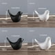 thumbnail image 2 of Toystoory 2 unids/set exquisito moderno minimalista escandinavo adornos de pájaros de cerámica estilo único cerámica Decoración del hogar blanco, 2 of 6