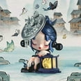 thumbnail image 5 of Pre Sale Of Brand New Authentic Labubu 14th Anniversary Commemorative Unparalleled Small Town Series Blind Box Trendy Blind Box, 5 of 5