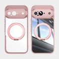 thumbnail image 4 of ELEHOLD Case for Google Pixel 9, Shockproof Anti-Scratch Full Camera Protector Case with 360° Ring Holder Stand,Pink, 4 of 9