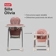 thumbnail image 3 of Silla Alta Periquera Motek Olivia Plegable Deluxe Color Rosa, 3 of 6