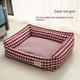 thumbnail image 3 of Bed for Dog Cat Pet Square Lattice Kennel Medium Small Dog Sofa Bed Cushion Pet Calming Dog Bed House Pet Supplies Accessories ShopWise Round, 3 of 8