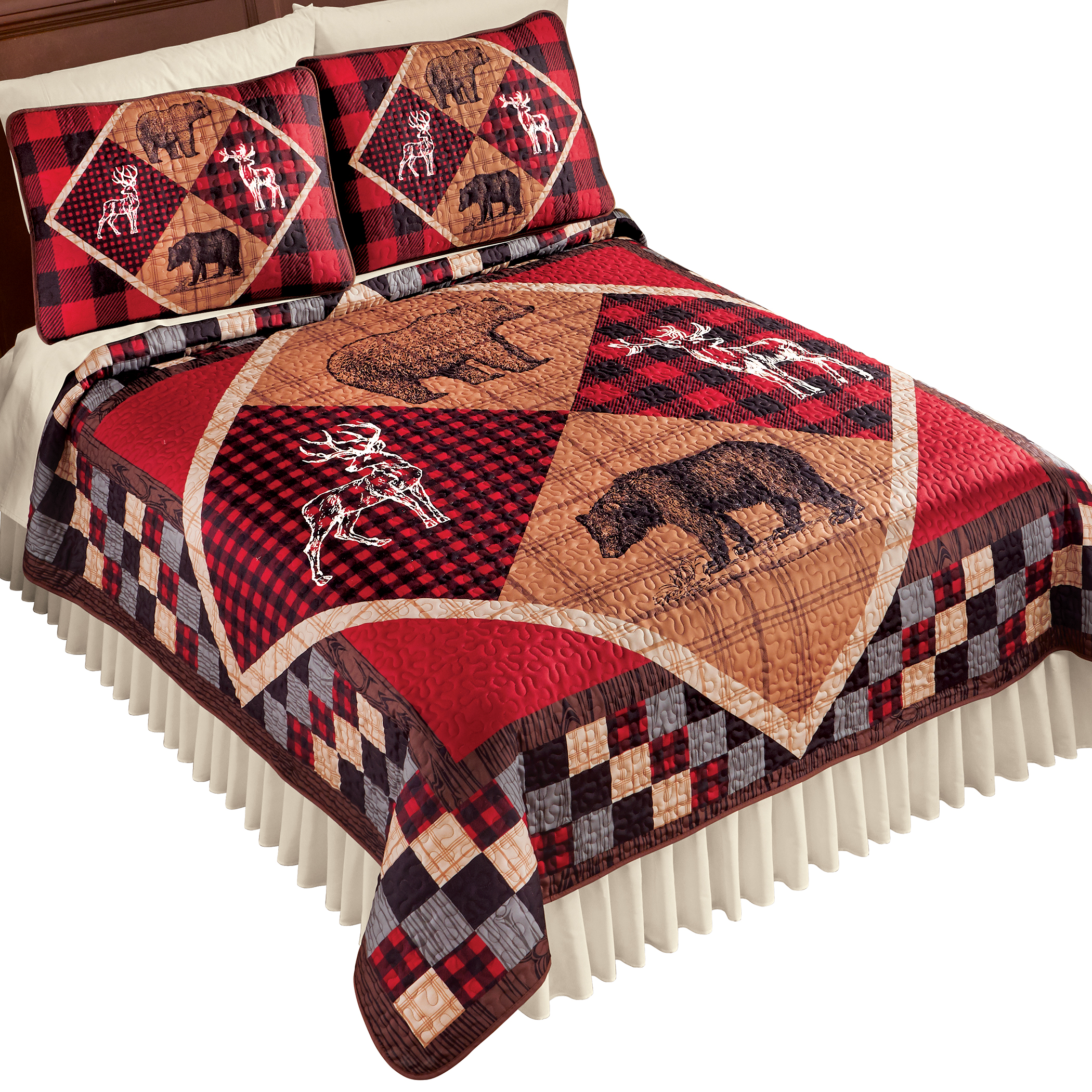 Reversible Striped Bears Bear Die-cuts From Modern Blue Striped Quilt Bear Die-cuts From Cutter Quilt Cutter Quilt Bears Set of 6