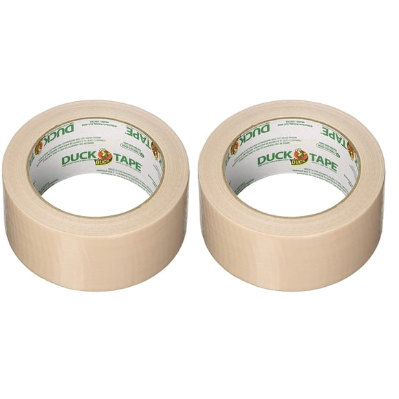 Cinta adhesiva Shurtech, 1,88 cm x 18,29 m, color beige (paquete de 2, masa para galletas)