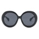 thumbnail image 4 of Gafas de sol retro Sunnimix para mujer Marco negro Lente gris, 4 of 8