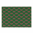 thumbnail image 1 of Hearts Cutting Board, Love in Watermelon Pattern with Fruit Design, Decorative Tempered Glass Cutting and Serving Board, Small Size, Apple Green Dark Coral, by Ambesonne, 1 of 1