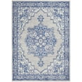 thumbnail image 3 of Nourison Whimsicle Persian Farmhouse Grey Blue 4' x 6' Area Rug, (4' x 6'), 3 of 9