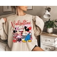 thumbnail image 3 of Retro Valentines Day Sweatshirt,Cute Valentine Main Street Shirt,Disneyland Valentine Sweater,Disney Couple Crewneck,Disney Valentine's Gift, 3 of 5