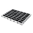 thumbnail image 2 of Rings Display Tray Holder Box Acrylic Velvet Holds 42 Rings Organizer Holder Black, 2 of 8