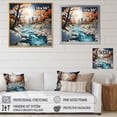thumbnail image 4 of Designart "Nature s Fountain The Geyser s Eruption III" Geyser Floater Framed Wall Art Living Room, 4 of 7