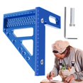 thumbnail image 5 of 3D Square, Miter Triangle Ruler Aluminum Alloy 3D Square Protractor, Sturdy, Versatile Woodworking Square Tool for Precision Carpentry and Construction Tasks, 5 of 9