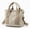 Khaki186, variant on Canvas Tote Bag, Crossbody Shoulder Handbag, Multi Pocket Lightweight Carry Bag for Work Shopping Travel Daily Organizer Use