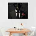 thumbnail image 3 of JEUXUS African American Wall Art Pictures Paintings Canvas Print for Living Room Bedroom Home Office Framed, 3 of 5