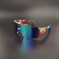 thumbnail image 2 of Gafas de sol de ciclismo para hombre y mujer, lentes deportivas para correr y pescar, para bicicleta de montaña y carretera, con ojos de llama, 2023 qiuyongming unisex, 2 of 2
