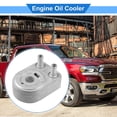 thumbnail image 2 of Kit de enfriador de aceite de motor compatible para Dodge Nitro tono plateado de aleación de aluminio con sellos O-ring, 2 of 6
