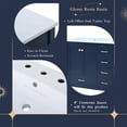 thumbnail image 4 of 36'' Bathroom Vanity with Sink, Freestanding Bathroom Cabinet with 4 Drawers and Soft-closing Hinge, Modern Bathroom Vanity with Wood Frame, Painted Finish, 4 of 9