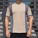thumbnail image 5 of Ceisia Men's Spring Gift Casual Color Blocked Round/Crew Neck Short Sleeve Shirt - Comfortable Daily Outdoor Wear, 5 of 8