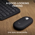 thumbnail image 2 of Teclado y ratón Logitech Pebble 2 Combo Logi Bolt Black, 2 of 9