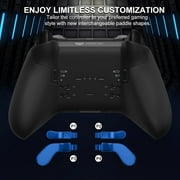 Elite Series 2 Controller Accessories, 13 in 1 Metal Thumbsticks for Xbox One Elite Series 2, Gaming Accessory Replacement Parts Compatible with Xbox Elite Wireless Controller Series 2 Core(Blue)