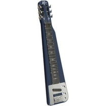 Rogue RLS-1 Lap Steel Guitar with Stand and Gig Bag, Metallic Blue