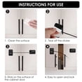 thumbnail image 5 of 2Pcs Refrigerator Locks Child Proof Fridge Lock with Password Self Adhesive Cabinet Locks Drill-Free Refrigerator Door Lock Safety Freezer Lock for Refrigerator Cabinets Drawers Window, 5 of 10