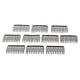 thumbnail image 4 of 10pcs Peinilla Clips de Pernos de Pelo Diy Accesorios de Mujeres de Metal Color Negro Sunnimix Peinetas, 4 of 8