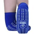 thumbnail image 3 of Pillow Paws 360 Imprint Unisex Slipper Socks Wide Width Blue 48 per Case, 3 of 7