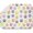 Dog Paw Print, variant on Dog Paw Print Rainbow Chevron Pattern 1 Pack Kitchen Dish Drying Mat, Ultra Absorbent Microfiber Dish Drainer Mat, 16"x18"