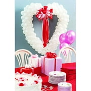 PMU Valentine's Day Heart Frame Heart DIY Balloon Sculpting Frame Classic Balloon Décor 36 Inch by 40 Inch Balloons, Weddings, Bachelorette, Bridal, Baby Shower Gender Reveal Pkg/12