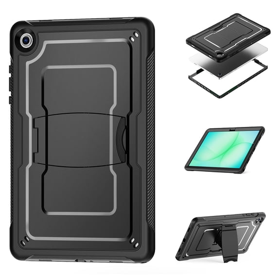 Dteck Case for Samsung Galaxy Tab A11 2025 (SM-X230/X235/X236B)/A9 2023 (SM-X210/X216/X218) 11 inch, Shockproof TPU PC Case Kickstand Cover for Galaxy Tab A11 /A9 11 inch,