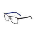 thumbnail image 1 of Calvin Klein CK-19302-201 Satin Dark Brown Rectangular Men's Metal Eyeglasses, 1 of 2