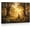 Frame-style, variant on Jesus Canvas Wall Art Oil Painting Style Print Forest Nature Scene Artwork Inspirational Spiritual Peaceful Vintage Wall Decor for Home Living Room Bedroom