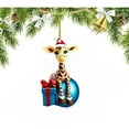 thumbnail image 4 of BingTong Giraffe with Ball Christmas Ornament,Christmas Ornaments 2025,Wooden Keepsake,Gifts for Men Women,Giraffe Decorations,Safari Decor,Wildlife Lovers,Animal Gifts multicolor, 4 of 6