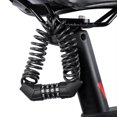 thumbnail image 2 of Amdohai Portable Bicycle Helmet Lock Mini Burglar Padlock -theft Helmet Lock for MTB Bicycle Motorcycle Electric Scooter Coded Lock Password Combination Lock, 2 of 7