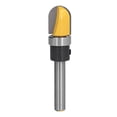 thumbnail image 1 of Modèle de Plateau de Bol, Bits de Routeur à Nez Rond en Carbure pour Gravure DIY pour Menuiserie pour Contreplaqué 1-1/8 Po, 3/4 Po, 1/2 Po, 1-1/8 Po 3/4 Po 1/2 Po, 1 of 7