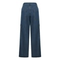 thumbnail image 5 of Jeans for Women Plus Size Wide Leg Jeans Baggy Cargo Jeans 90s Vintage Low Rise Denim Pants, 5 of 6