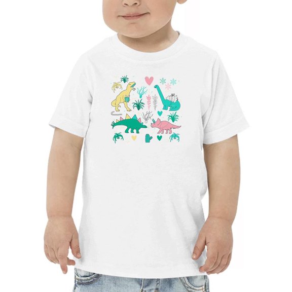 Merry Dino T-Rexmas T-Shirt Toddler -Image by Shutterstock, 4 Toddler